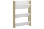 vidaXL 806770 Wall Shoe Cabinets 2 Pcs White&sonoma Oak 60x18x90cm Engineered Wood vidaXL 806770 Wall Shoe Cabinets 2 Pcs White&sonoma Oak 60x18x90cm Engineered Wood