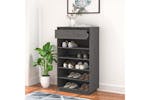 vidaXL 813552 Shoe Cabinet Grey 60x34x105cm Solid Wood Pine vidaXL 813552 Shoe Cabinet Grey 60x34x105cm Solid Wood Pine