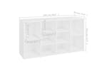 vidaXL 803290 Shoe Bench White 103x30x54.5cm Engineered Wood vidaXL 803290 Shoe Bench White 103x30x54.5cm Engineered Wood