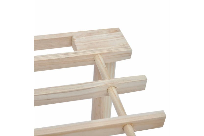 vidaXL 241065 3-tier Shoe Racks 2 Pcs Solid Fir Wood vidaXL 241065 3-tier Shoe Racks 2 Pcs Solid Fir Wood