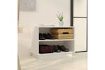 vidaXL 813546 Shoe Cabinet White 60x34x45cm Solid Wood Pine vidaXL 813546 Shoe Cabinet White 60x34x45cm Solid Wood Pine