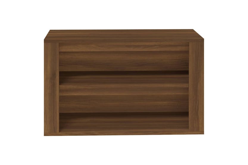 vidaXL 816903 Shoe Rack Brown Oak 75x35x45cm Engineered Wood vidaXL 816903 Shoe Rack Brown Oak 75x35x45cm Engineered Wood