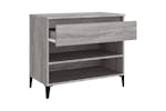vidaXL 819770 Shoe Cabinet Grey Sonoma 70x36x60cm Engineered Wood vidaXL 819770 Shoe Cabinet Grey Sonoma 70x36x60cm Engineered Wood