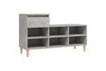 vidaXL 821208 Shoe Cabinet Concrete Grey 102x36x60cm Engineered Wood vidaXL 821208 Shoe Cabinet Concrete Grey 102x36x60cm Engineered Wood