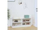 vidaXL 813541 Shoe Cabinet White 110x34x45cm Solid Wood Pine vidaXL 813541 Shoe Cabinet White 110x34x45cm Solid Wood Pine