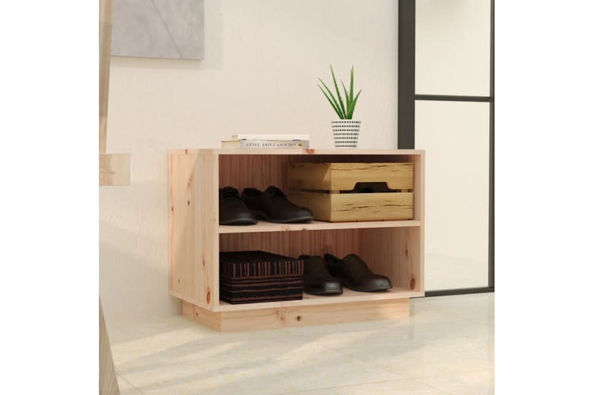 vidaXL 813545 Shoe Cabinet 60x34x45cm Solid Wood Pine vidaXL 813545 Shoe Cabinet 60x34x45cm Solid Wood Pine
