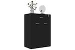 vidaXL 801072 Shoe Cabinet Black 60x35x84cm Engineered Wood vidaXL 801072 Shoe Cabinet Black 60x35x84cm Engineered Wood