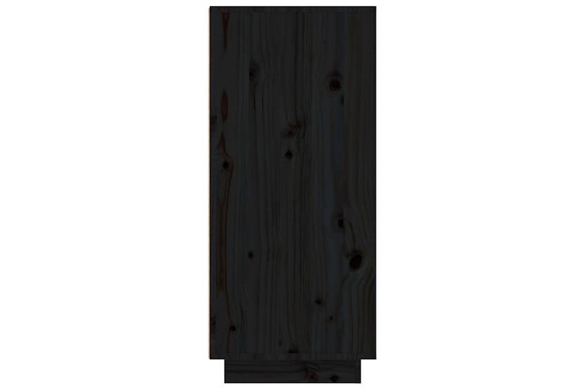 vidaXL 813534 Shoe Cabinet Black 60x35x80cm Solid Wood Pine vidaXL 813534 Shoe Cabinet Black 60x35x80cm Solid Wood Pine