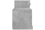 vidaXL 816420 Shoe Cabinet Concrete Grey 100x42x60cm Engineered Wood vidaXL 816420 Shoe Cabinet Concrete Grey 100x42x60cm Engineered Wood