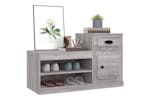 vidaXL 816422 Shoe Cabinet Grey Sonoma 100x42x60cm Engineered Wood vidaXL 816422 Shoe Cabinet Grey Sonoma 100x42x60cm Engineered Wood