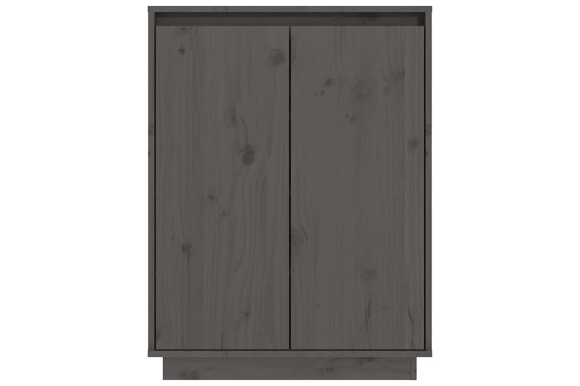 vidaXL 813532 Shoe Cabinet Grey 60x35x80cm Solid Wood Pine vidaXL 813532 Shoe Cabinet Grey 60x35x80cm Solid Wood Pine