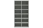 vidaXL 800400 Shoe Rack Concrete Grey 54x34x100.5cm Engineered Wood vidaXL 800400 Shoe Rack Concrete Grey 54x34x100.5cm Engineered Wood
