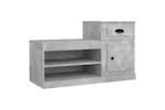 vidaXL 816420 Shoe Cabinet Concrete Grey 100x42x60cm Engineered Wood vidaXL 816420 Shoe Cabinet Concrete Grey 100x42x60cm Engineered Wood