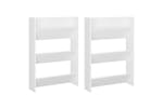 vidaXL 806760 Wall Shoe Cabinets 2 Pcs White 60x18x90cm Engineered Wood vidaXL 806760 Wall Shoe Cabinets 2 Pcs White 60x18x90cm Engineered Wood