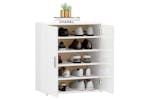 vidaXL 808924 Shoe Cabinet High Gloss White 60x35x70cm Engineered Wood vidaXL 808924 Shoe Cabinet High Gloss White 60x35x70cm Engineered Wood