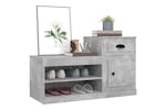 vidaXL 816420 Shoe Cabinet Concrete Grey 100x42x60cm Engineered Wood vidaXL 816420 Shoe Cabinet Concrete Grey 100x42x60cm Engineered Wood