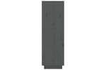 vidaXL 813552 Shoe Cabinet Grey 60x34x105cm Solid Wood Pine vidaXL 813552 Shoe Cabinet Grey 60x34x105cm Solid Wood Pine