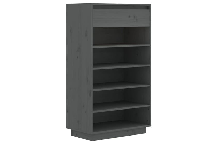 vidaXL 813552 Shoe Cabinet Grey 60x34x105cm Solid Wood Pine vidaXL 813552 Shoe Cabinet Grey 60x34x105cm Solid Wood Pine