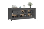 vidaXL 814596 Shoe Cabinet Grey 110x38x45.5cm Solid Wood Pine vidaXL 814596 Shoe Cabinet Grey 110x38x45.5cm Solid Wood Pine