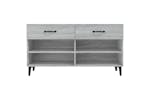 vidaXL 817571 Shoe Cabinet Grey Sonoma 102x35x55cm Engineered Wood vidaXL 817571 Shoe Cabinet Grey Sonoma 102x35x55cm Engineered Wood