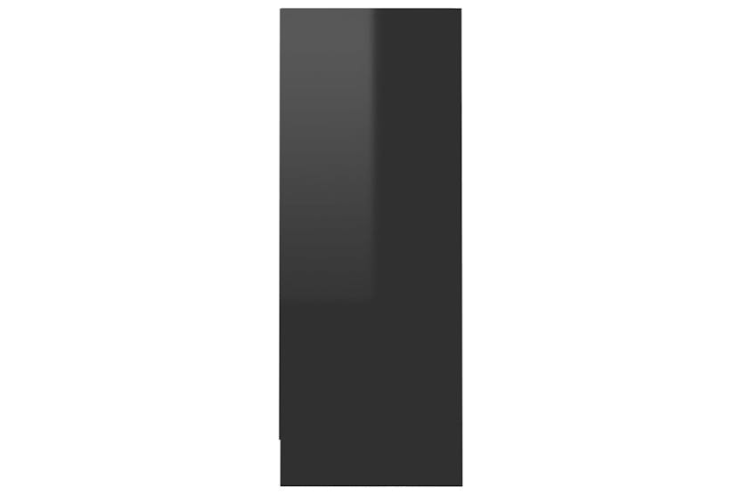 vidaXL 808952 Shoe Cabinet High Gloss Black 60x35x92cm Engineered Wood vidaXL 808952 Shoe Cabinet High Gloss Black 60x35x92cm Engineered Wood