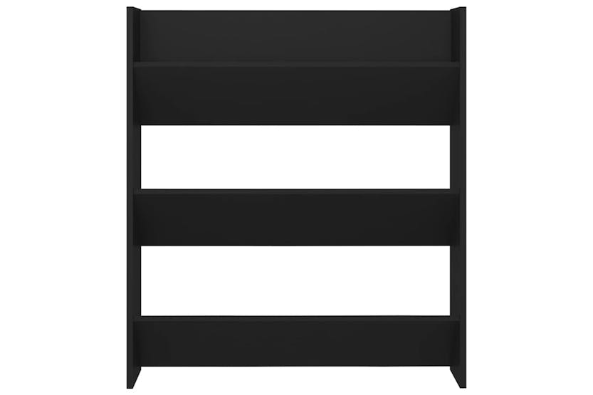 vidaXL 806780 Wall Shoe Cabinets 2 Pcs Black 80x18x90cm Engineered Wood vidaXL 806780 Wall Shoe Cabinets 2 Pcs Black 80x18x90cm Engineered Wood