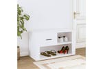 vidaXL 816752 Shoe Cabinet White 80x35x45cm Engineered Wood vidaXL 816752 Shoe Cabinet White 80x35x45cm Engineered Wood