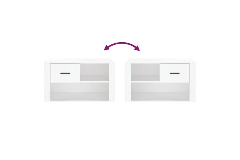 vidaXL 816752 Shoe Cabinet White 80x35x45cm Engineered Wood vidaXL 816752 Shoe Cabinet White 80x35x45cm Engineered Wood