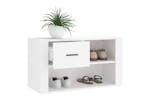 vidaXL 816752 Shoe Cabinet White 80x35x45cm Engineered Wood vidaXL 816752 Shoe Cabinet White 80x35x45cm Engineered Wood