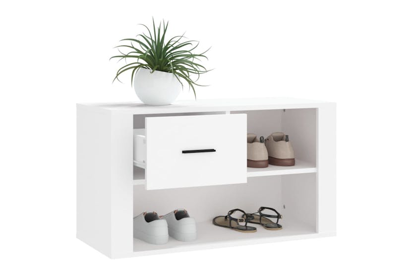 vidaXL 816752 Shoe Cabinet White 80x35x45cm Engineered Wood vidaXL 816752 Shoe Cabinet White 80x35x45cm Engineered Wood