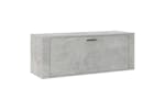 vidaXL 821024 Wall Shoe Cabinet Concrete Grey 100x35x38cm Engineered Wood vidaXL 821024 Wall Shoe Cabinet Concrete Grey 100x35x38cm Engineered Wood