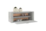 vidaXL 821024 Wall Shoe Cabinet Concrete Grey 100x35x38cm Engineered Wood vidaXL 821024 Wall Shoe Cabinet Concrete Grey 100x35x38cm Engineered Wood