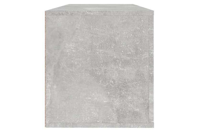 vidaXL 821024 Wall Shoe Cabinet Concrete Grey 100x35x38cm Engineered Wood vidaXL 821024 Wall Shoe Cabinet Concrete Grey 100x35x38cm Engineered Wood