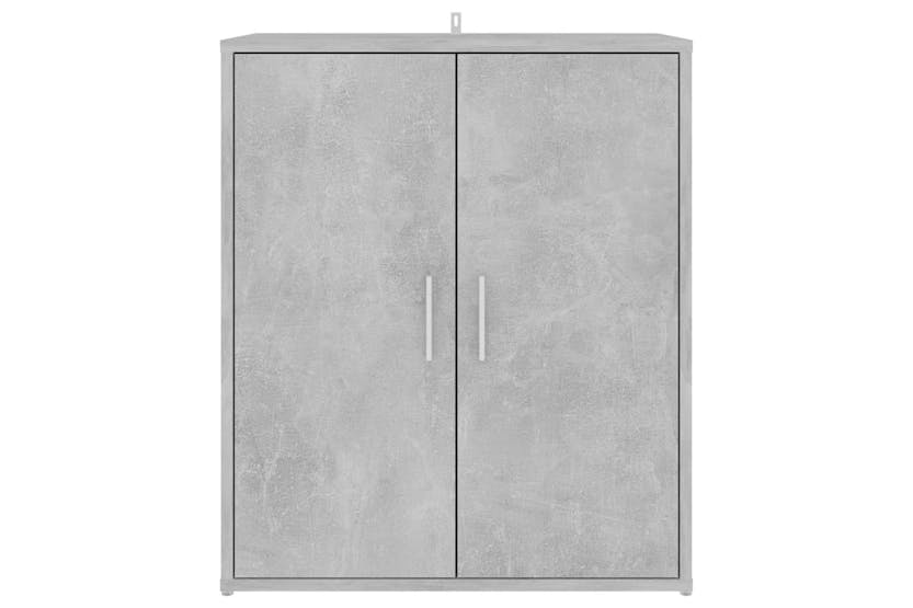 vidaXL 808922 Shoe Cabinet Concrete Grey 60x35x70cm Engineered Wood vidaXL 808922 Shoe Cabinet Concrete Grey 60x35x70cm Engineered Wood