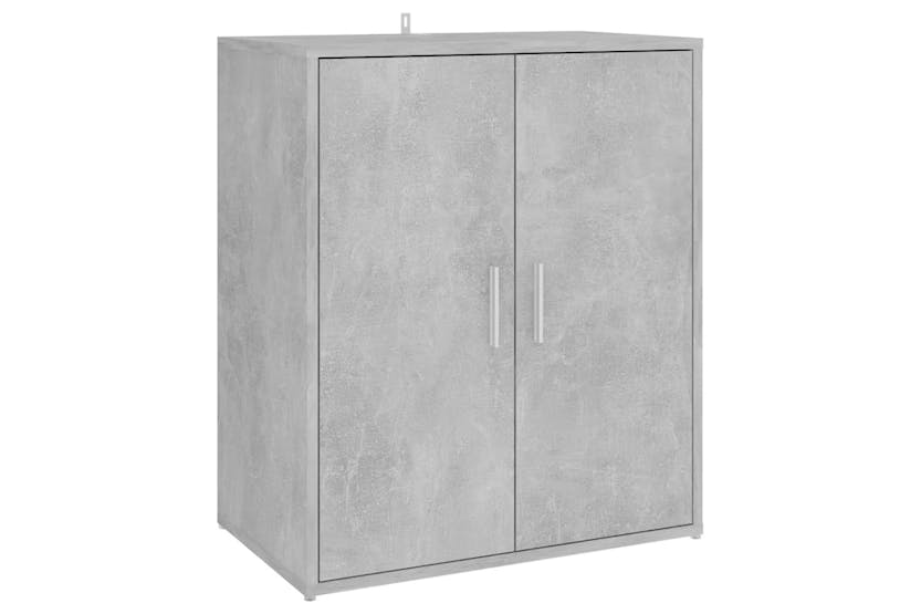 vidaXL 808922 Shoe Cabinet Concrete Grey 60x35x70cm Engineered Wood vidaXL 808922 Shoe Cabinet Concrete Grey 60x35x70cm Engineered Wood