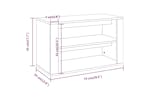 vidaXL 816897 Shoe Rack Black 75x35x45cm Engineered Wood vidaXL 816897 Shoe Rack Black 75x35x45cm Engineered Wood