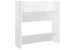 vidaXL 806732 Wall Shoe Cabinet High Gloss White 60x18x60cm Engineered Wood vidaXL 806732 Wall Shoe Cabinet High Gloss White 60x18x60cm Engineered Wood
