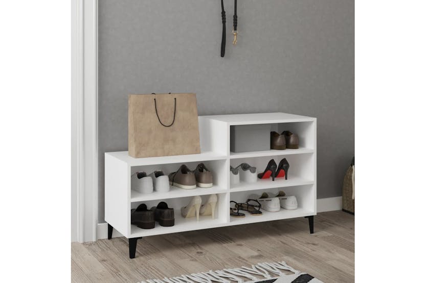 vidaXL 819732 Shoe Cabinet White 102x36x60cm Engineered Wood vidaXL 819732 Shoe Cabinet White 102x36x60cm Engineered Wood