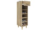 vidaXL 812801 Shoe Cabinet Sonoma Oak 30x35x105cm Engineered Wood vidaXL 812801 Shoe Cabinet Sonoma Oak 30x35x105cm Engineered Wood