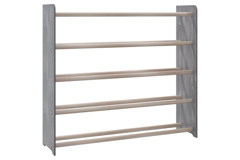 vidaXL 327353 Shoe Rack Grey 90x24x81cm Engineered Wood vidaXL 327353 Shoe Rack Grey 90x24x81cm Engineered Wood