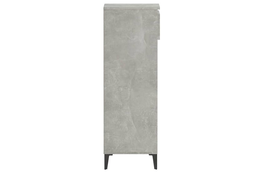 vidaXL 819784 Shoe Rack Concrete Grey 40x36x105cm Engineered Wood vidaXL 819784 Shoe Rack Concrete Grey 40x36x105cm Engineered Wood