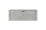 vidaXL 821024 Wall Shoe Cabinet Concrete Grey 100x35x38cm Engineered Wood vidaXL 821024 Wall Shoe Cabinet Concrete Grey 100x35x38cm Engineered Wood