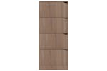 vidaXL 338134 Shoe Cabinet With 4 Doors Sonoma Oak 59x24x136cm Engineered Wood vidaXL 338134 Shoe Cabinet With 4 Doors Sonoma Oak 59x24x136cm Engineered Wood