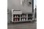vidaXL 821218 Shoe Cabinet Grey Sonoma 102x36x60cm Engineered Wood vidaXL 821218 Shoe Cabinet Grey Sonoma 102x36x60cm Engineered Wood