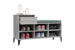 vidaXL 821218 Shoe Cabinet Grey Sonoma 102x36x60cm Engineered Wood vidaXL 821218 Shoe Cabinet Grey Sonoma 102x36x60cm Engineered Wood