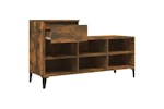 vidaXL 821217 Shoe Cabinet Smoked Oak 102x36x60cm Engineered Wood vidaXL 821217 Shoe Cabinet Smoked Oak 102x36x60cm Engineered Wood