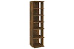 vidaXL 815972 Shoe Rack Smoked Oak 27.5x27x102cm Engineered Wood vidaXL 815972 Shoe Rack Smoked Oak 27.5x27x102cm Engineered Wood