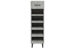 vidaXL 812811 Shoe Cabinet Concrete Grey 30x35x105cm Engineered Wood vidaXL 812811 Shoe Cabinet Concrete Grey 30x35x105cm Engineered Wood