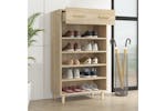 vidaXL 812783 Shoe Cabinet Sonoma Oak 60x35x105cm Engineered Wood vidaXL 812783 Shoe Cabinet Sonoma Oak 60x35x105cm Engineered Wood