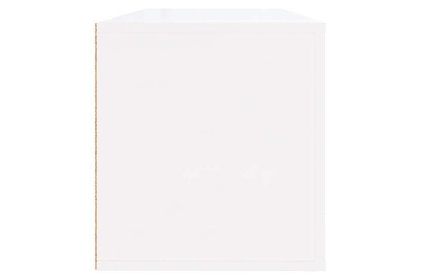 vidaXL 821022 Wall Shoe Cabinet High Gloss White 100x35x38cm Engineered Wood vidaXL 821022 Wall Shoe Cabinet High Gloss White 100x35x38cm Engineered Wood